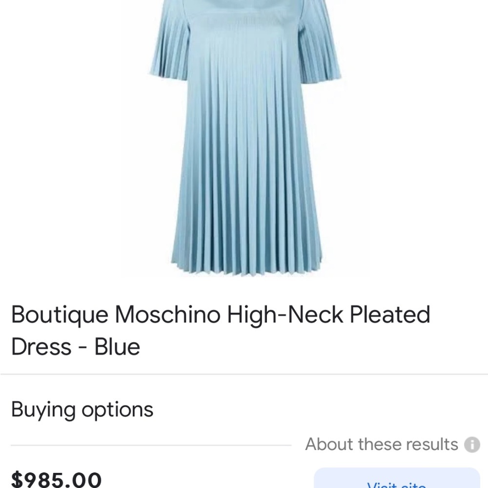 Never used still has tags Moschino dress - Picture 2 of 5